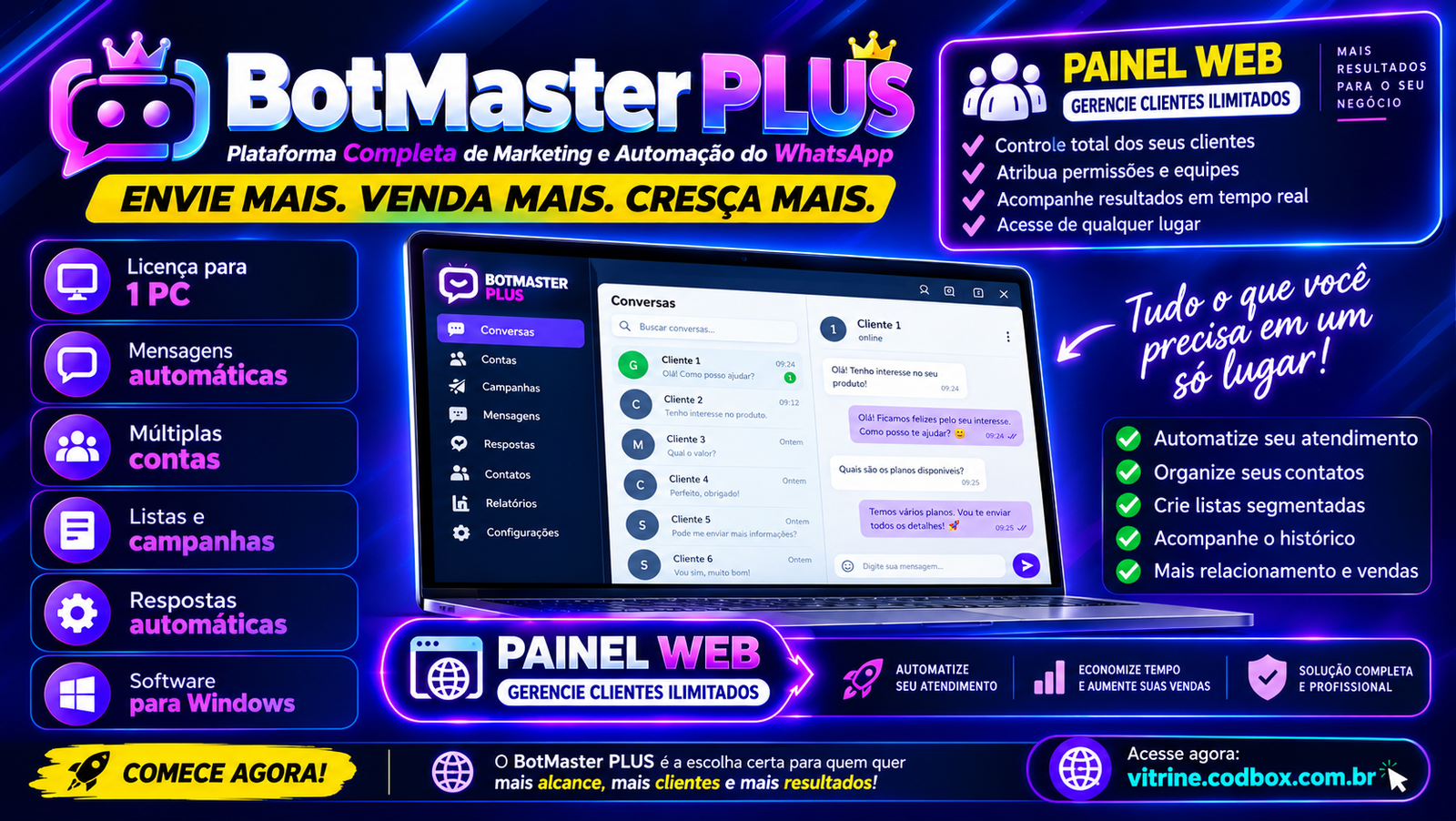 Desbloqueie a Automação de Marketing Definitiva com o Novo Bot Master Plus!