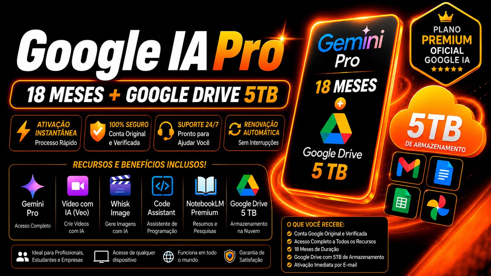 Google IA PRO – 18 meses